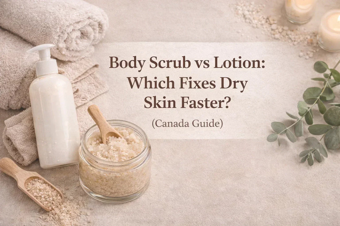 Body Scrub vs Body Lotion